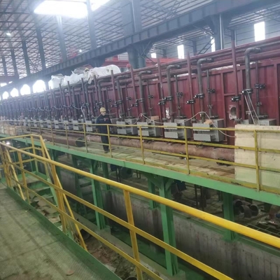 অ্যানিলিং হট ডিপ গ্যালভানাইজিং লাইন ইন লাইন 0.18-0.8 মিমি 1250 মিমি 180 000TPY